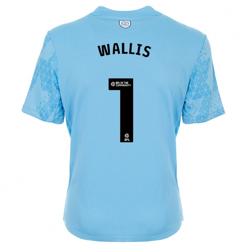 Danxen Herren Joe Wallis #1 Trikot Himmelblau Schwarz Torwarttrikot 2025/26 Schweiz