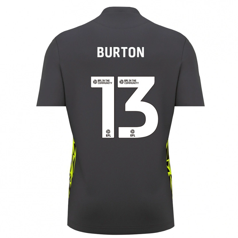 Danxen Herren Callum Burton #13 Trikot Grau Waldgrün Torwarttrikot 2025/26 Schweiz