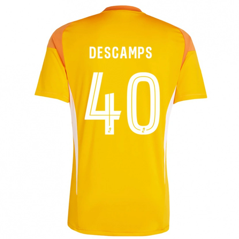 Danxen Herren Rémy Descamps #40 Trikot Orange Rot Torwarttrikot 2025/26 Schweiz