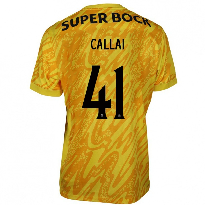 Danxen Herren Diego Callai #41 Trikot Gelb Orange Torwarttrikot 2025/26 Schweiz