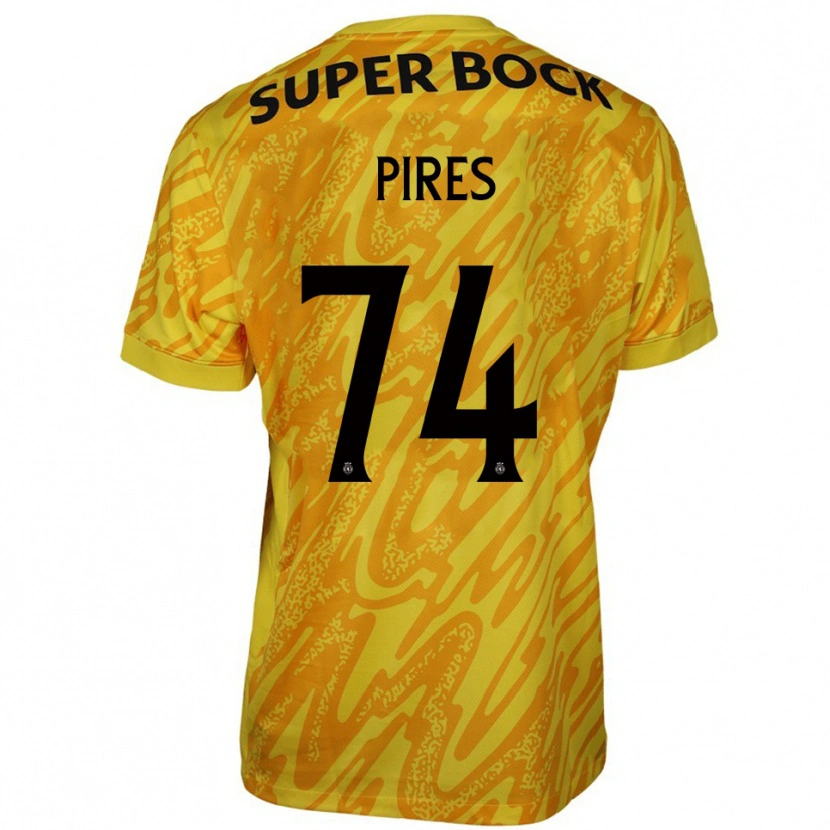 Danxen Herren Guilherme Pires #74 Trikot Gelb Orange Torwarttrikot 2025/26 Schweiz