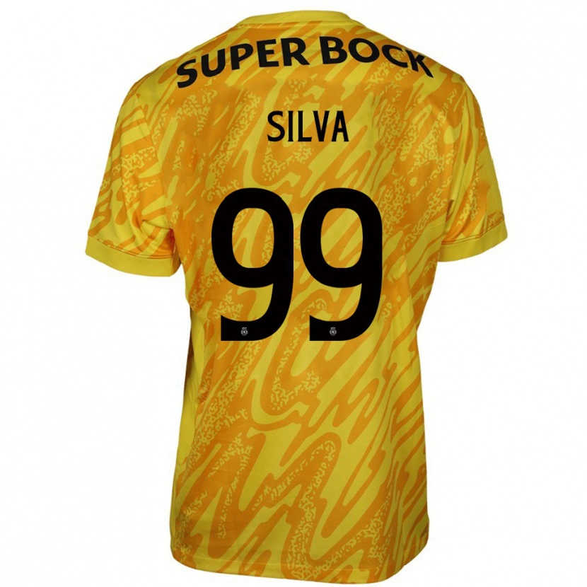 Danxen Herren Francisco Silva #99 Trikot Gelb Orange Torwarttrikot 2025/26 Schweiz