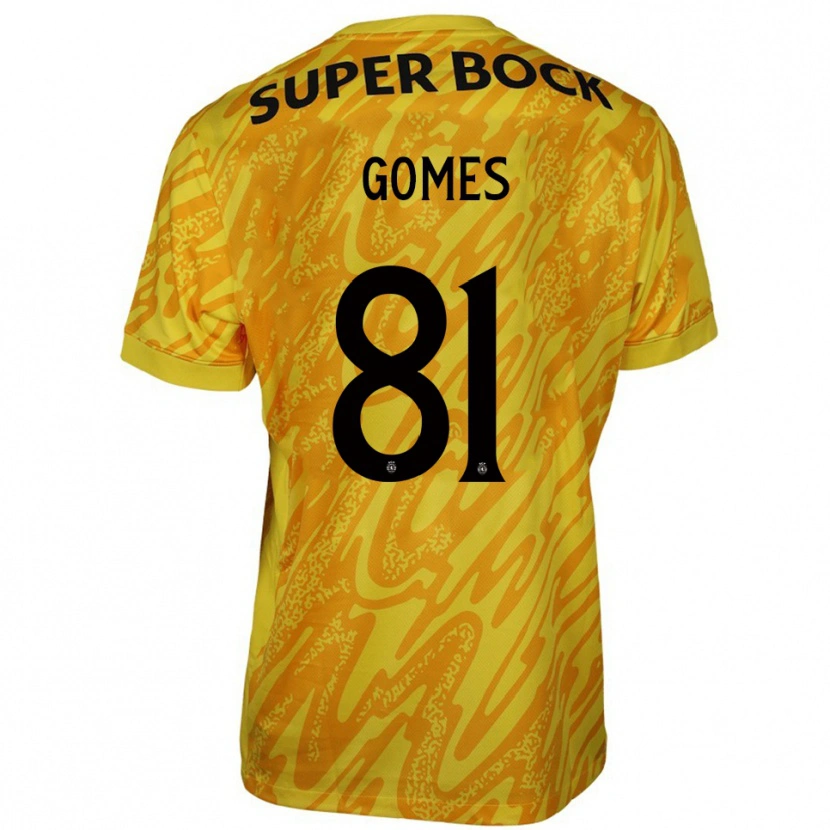 Danxen Herren Salvador Gomes #81 Trikot Gelb Orange Torwarttrikot 2025/26 Schweiz