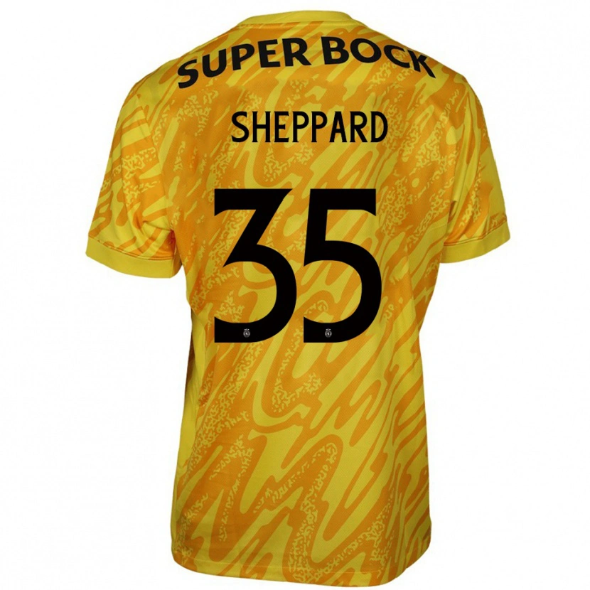 Danxen Herren Catriona Sheppard #35 Trikot Gelb Orange Torwarttrikot 2025/26 Schweiz