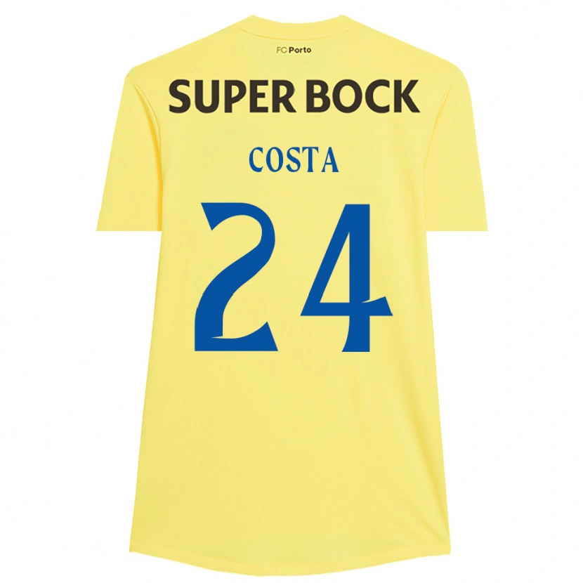 Danxen Herren João Costa #24 Trikot Hellgelb Schwarz Torwarttrikot 2025/26 Schweiz