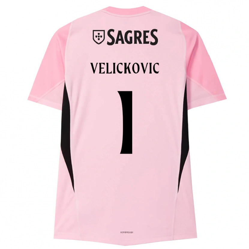 Danxen Herren Luka Veličković #1 Trikot Rosa Schwarz Torwarttrikot 2025/26 Schweiz