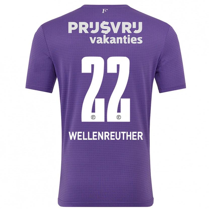 Danxen Herren Timon Wellenreuther #22 Trikot Violett Weiß Torwarttrikot 2025/26 Schweiz