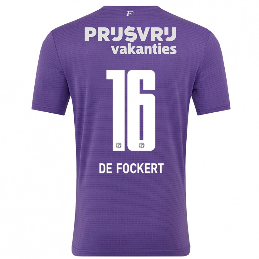 Danxen Herren Maarten de Fockert #16 Trikot Violett Weiß Torwarttrikot 2025/26 Schweiz