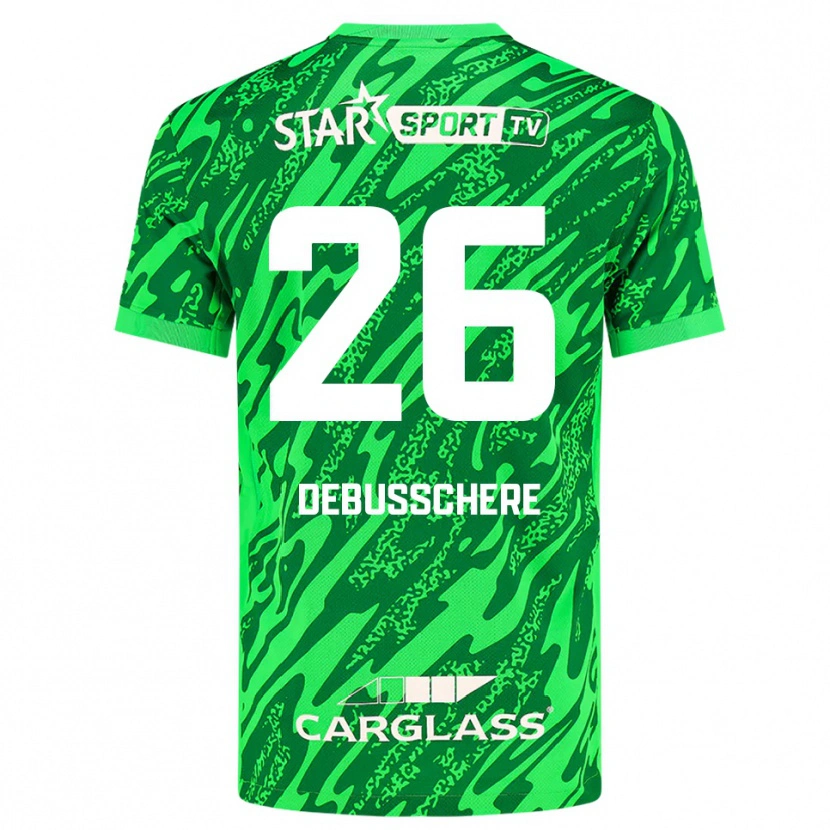 Danxen Herren Vic Debusschere #26 Trikot Tiefgrün Weiß Torwarttrikot 2025/26 Schweiz