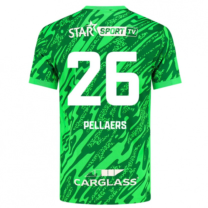 Danxen Herren Amanuel Pellaers #26 Trikot Tiefgrün Weiß Torwarttrikot 2025/26 Schweiz
