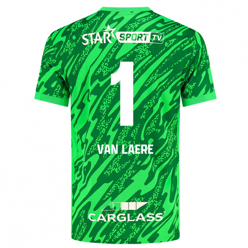 Danxen Herren Daan Van Laere #1 Trikot Tiefgrün Weiß Torwarttrikot 2025/26 Schweiz