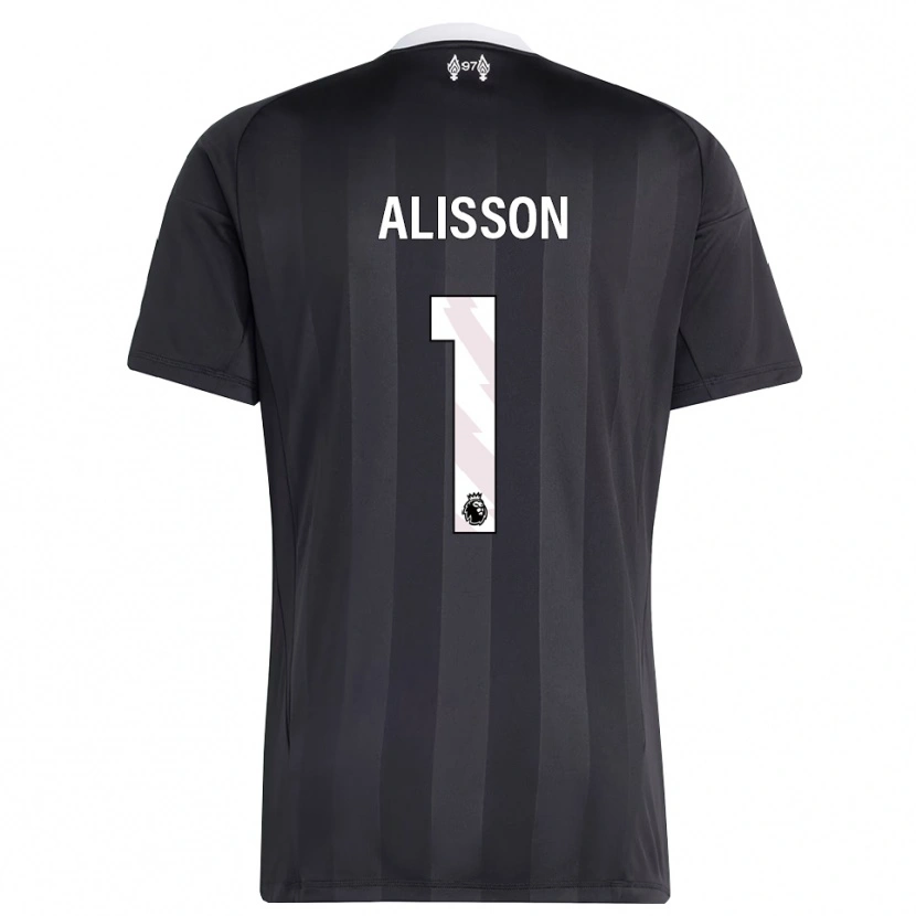 Danxen Herren Alisson #1 Trikot Schwarz Weiß Torwarttrikot 2025/26 Schweiz