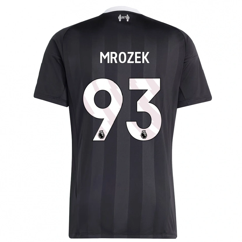 Danxen Herren Fabian Mrozek #93 Trikot Schwarz Weiß Torwarttrikot 2025/26 Schweiz