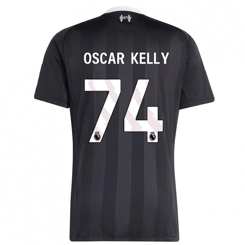 Danxen Herren Oscar Kelly #74 Trikot Schwarz Weiß Torwarttrikot 2025/26 Schweiz