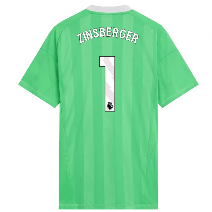 Danxen Herren Manuela Zinsberger #1 Trikot Hellgrün Weiß Torwarttrikot 2025/26 Schweiz