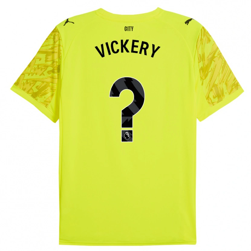 Danxen Herren Ben Vickery #0 Trikot Gelb Orange Schwarz Torwarttrikot 2025/26 Schweiz