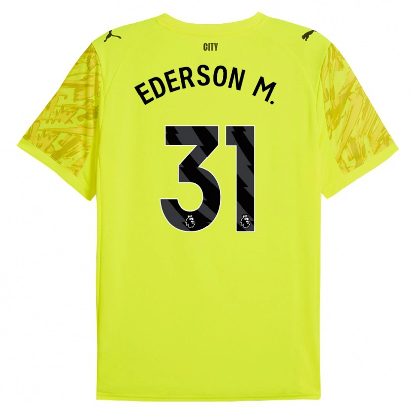 Danxen Herren Ederson #31 Trikot Gelb Orange Schwarz Torwarttrikot 2025/26 Schweiz