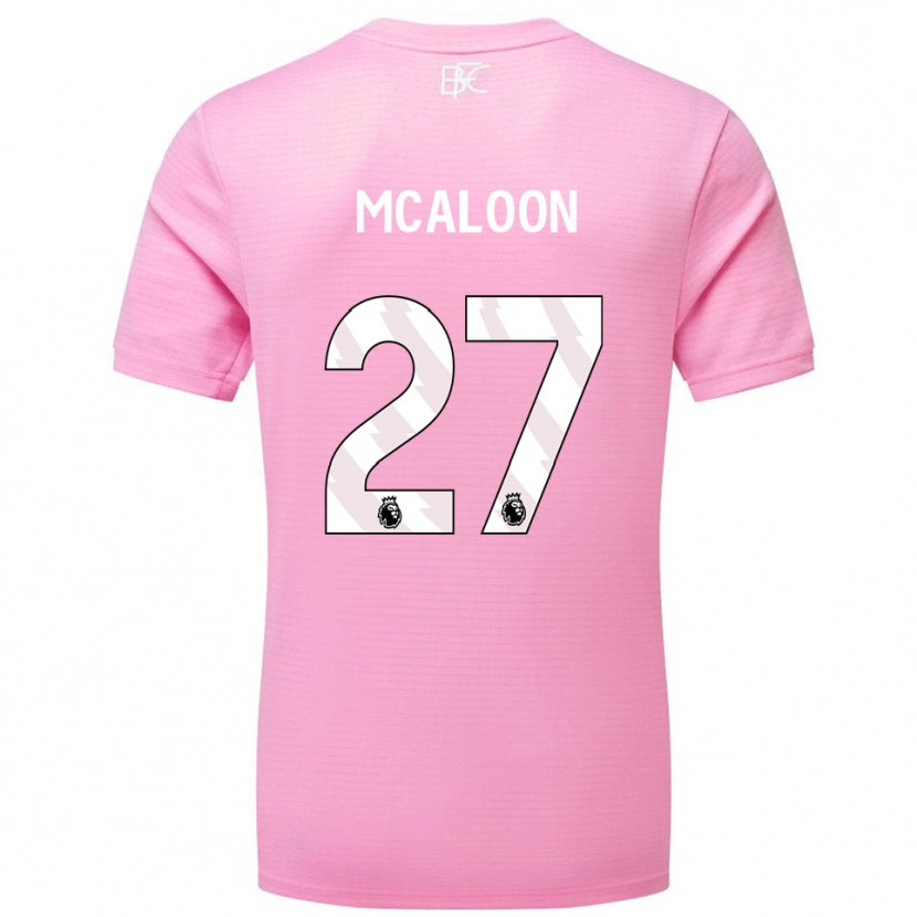 Danxen Herren Naoisha Mcaloon #27 Trikot Rosa Weiß Torwarttrikot 2025/26 Schweiz