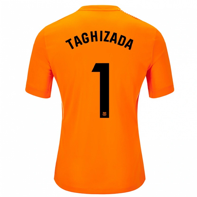 Danxen Herren Eldar Taghizada #1 Trikot Orange Schwarz Torwarttrikot 2025/26 Schweiz