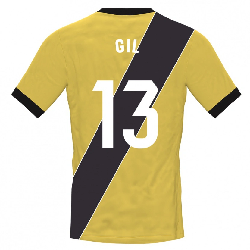Danxen Herren Juanpe Gil #13 Trikot Gelb Schwarz Torwarttrikot 2025/26 Schweiz