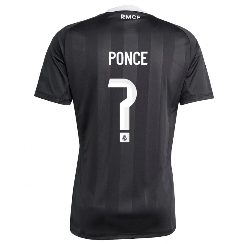 Danxen Herren Guille Ponce #0 Trikot Schwarz Weiß Torwarttrikot 2025/26 Schweiz