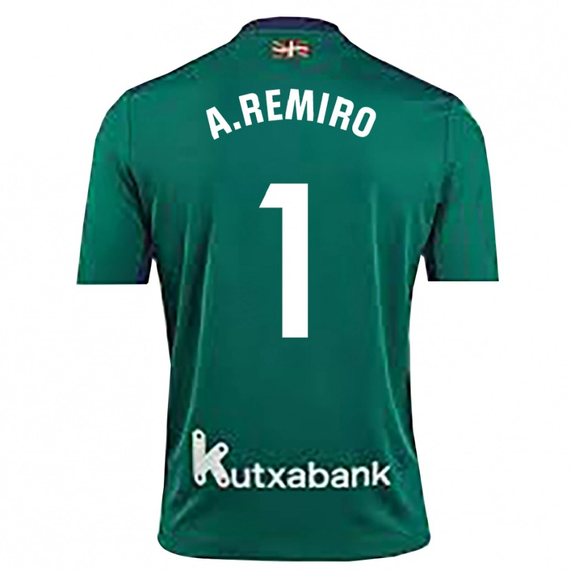 Danxen Herren Álex Remiro #1 Trikot Marineblau Grün Torwarttrikot 2025/26 Schweiz