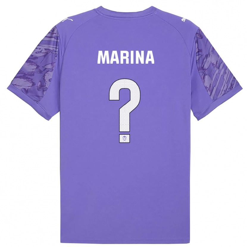 Danxen Herren Marina Llacer Muñoz #0 Trikot Flieder Weiß Torwarttrikot 2025/26 Schweiz