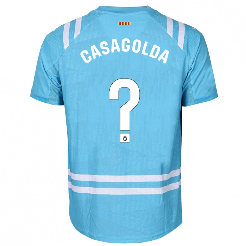Danxen Herren Pau Casagolda #0 Trikot Hellblau Weiß Torwarttrikot 2025/26 Schweiz