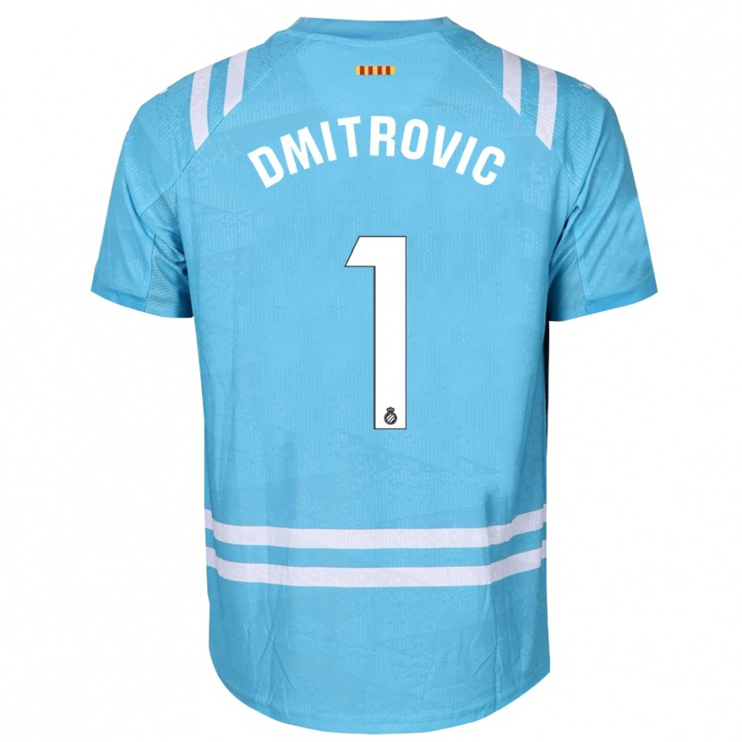 Danxen Herren Marko Dmitrovic #1 Trikot Hellblau Weiß Torwarttrikot 2025/26 Schweiz