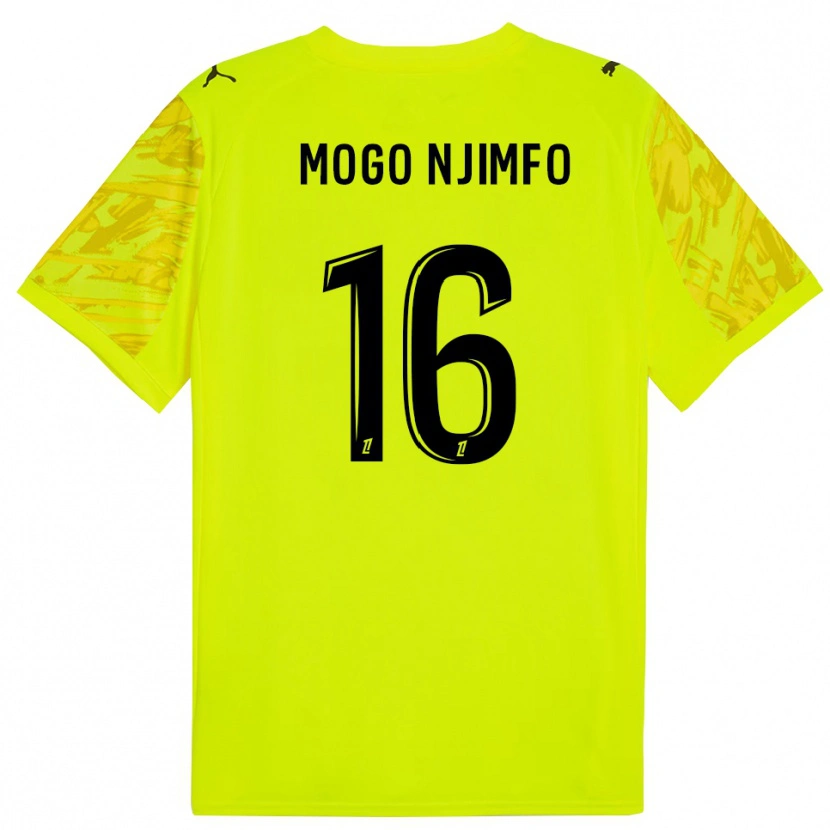 Danxen Herren Arthur Mogo Njimfo #16 Trikot Leuchtgrün Schwarz Torwarttrikot 2025/26 Schweiz