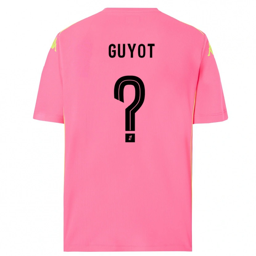 Danxen Herren Loucas Guyot #0 Trikot Knallpink Schwarz Torwarttrikot 2025/26 Schweiz