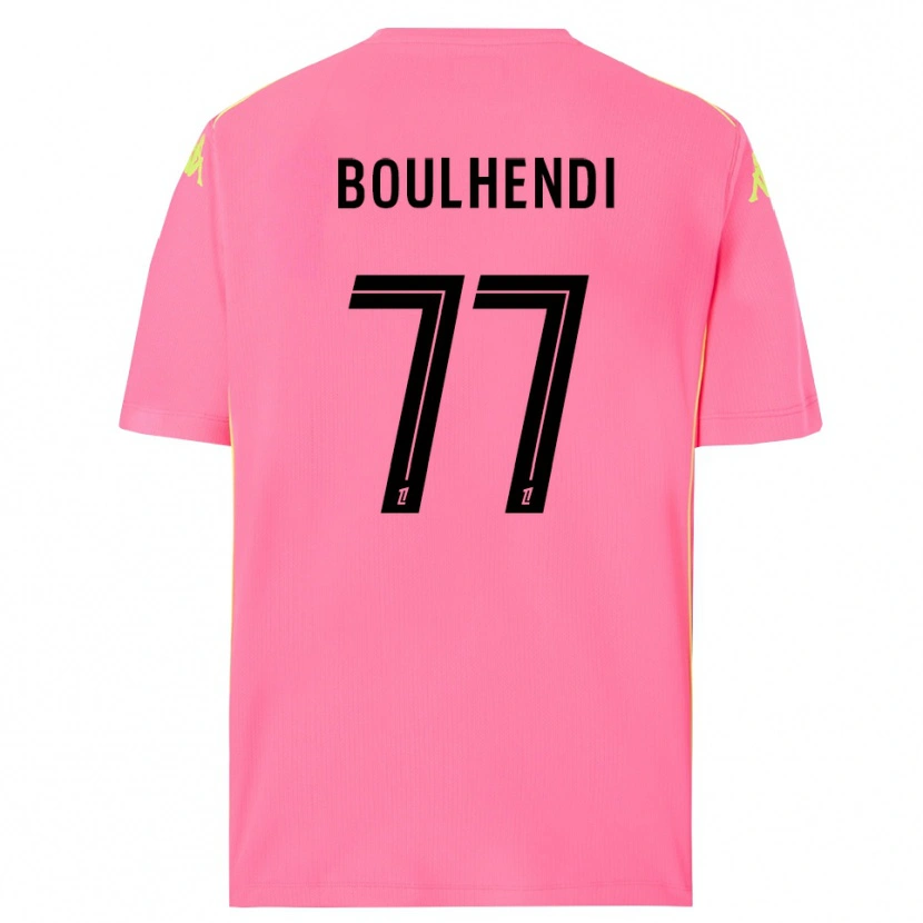 Danxen Herren Teddy Boulhendi #77 Trikot Knallpink Schwarz Torwarttrikot 2025/26 Schweiz