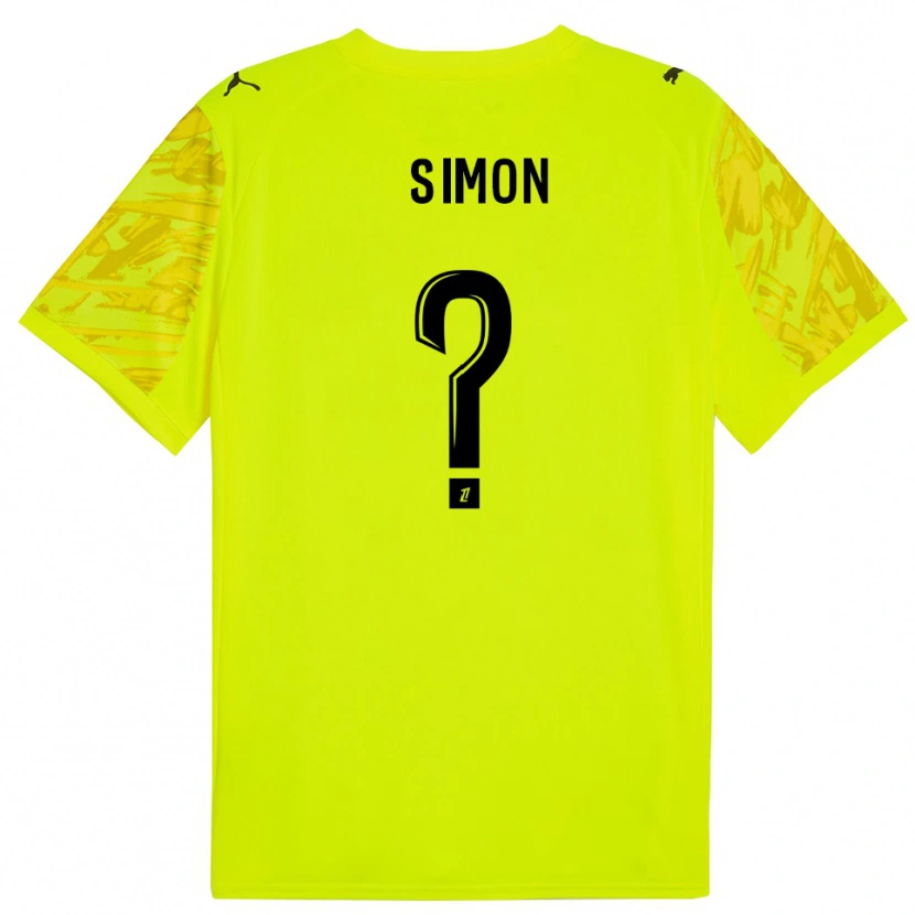 Danxen Herren Jules Simon #0 Trikot Leuchtgrün Gelb Torwarttrikot 2025/26 Schweiz