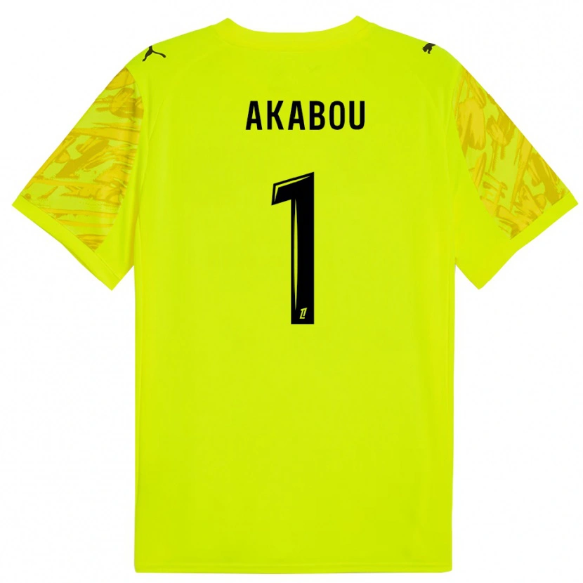 Danxen Herren Ayoub Akabou #1 Trikot Leuchtgrün Gelb Torwarttrikot 2025/26 Schweiz