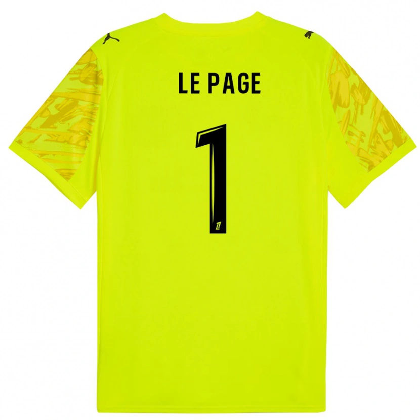 Danxen Herren Noé Le Page #1 Trikot Leuchtgrün Gelb Torwarttrikot 2025/26 Schweiz