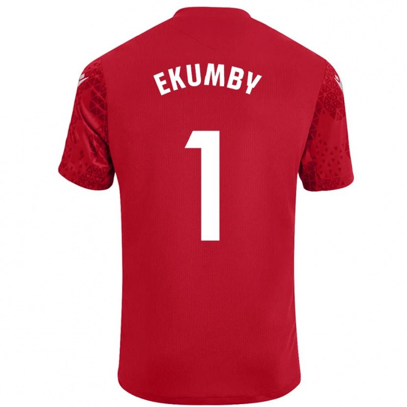 Danxen Herren Ekumby #1 Trikot Rot Weiß Torwarttrikot 2025/26 Schweiz