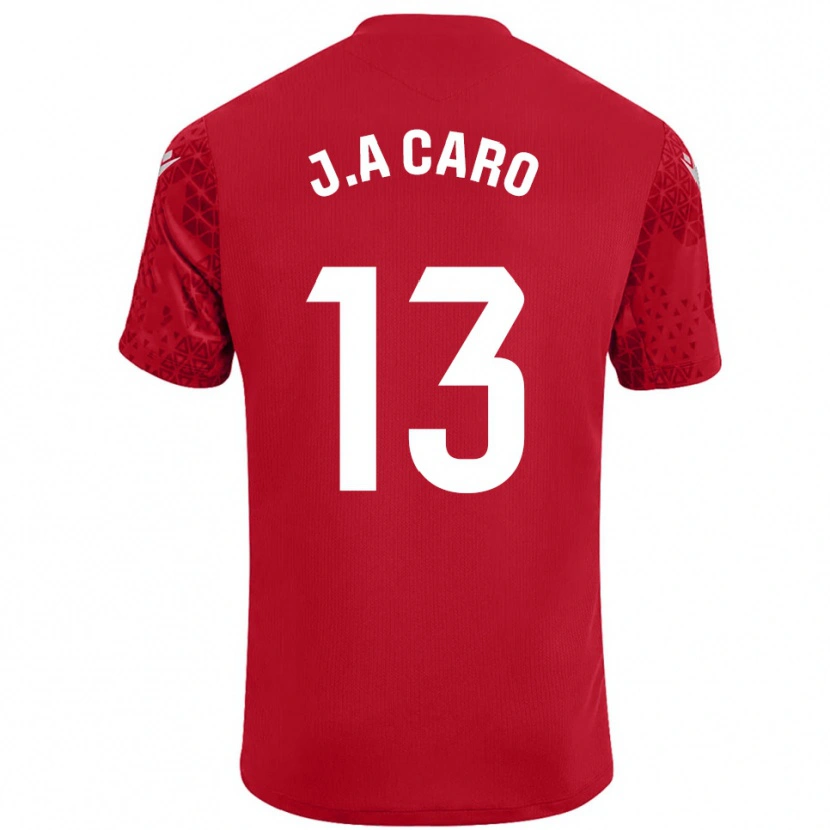 Danxen Herren José Antonio Caro #13 Trikot Rot Weiß Torwarttrikot 2025/26 Schweiz