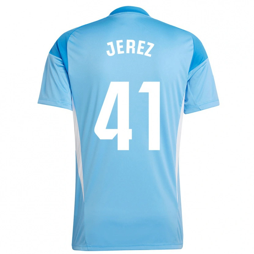 Danxen Herren Adrián Jerez #41 Trikot Himmelblau Weiß Torwarttrikot 2025/26 Schweiz