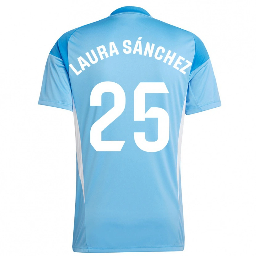 Danxen Herren Laura Sánchez Comuñas #25 Trikot Himmelblau Weiß Torwarttrikot 2025/26 Schweiz
