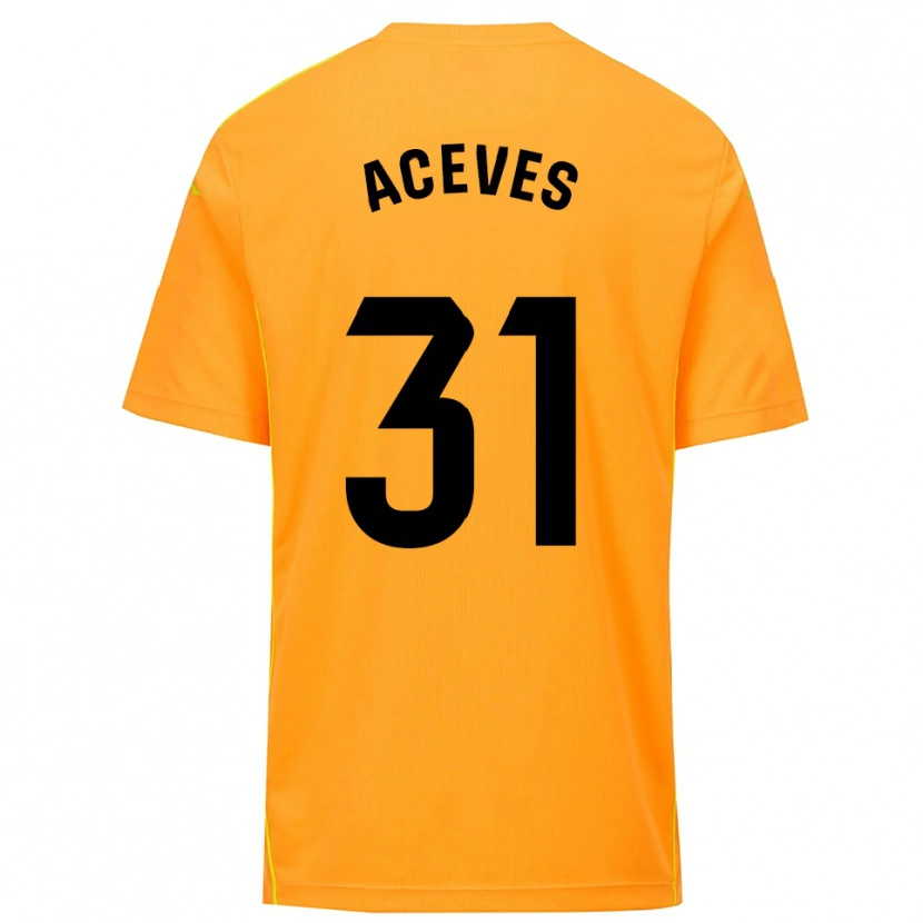 Danxen Herren Álvaro Aceves #31 Trikot Orange Schwarz Torwarttrikot 2025/26 Schweiz