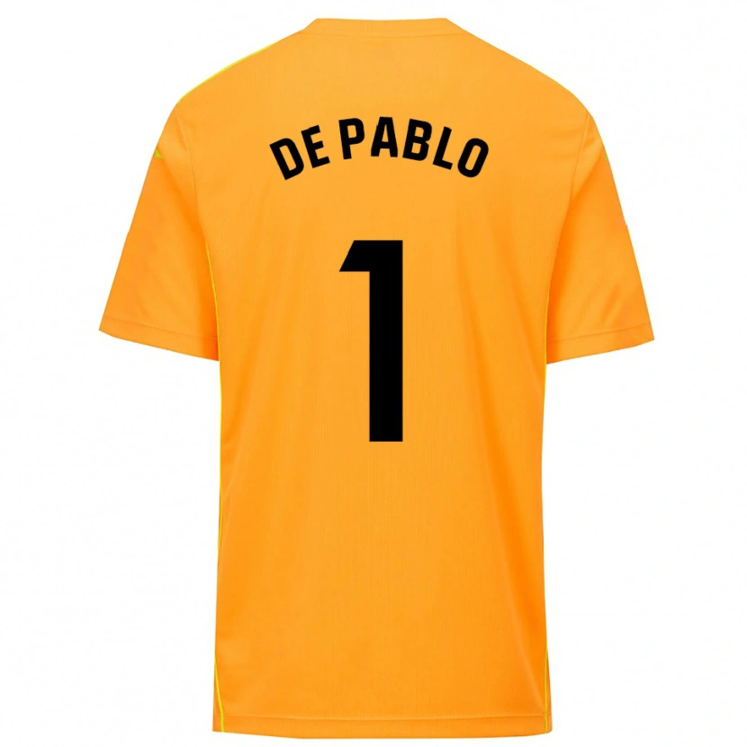 Danxen Herren Álvaro de Pablo #1 Trikot Orange Schwarz Torwarttrikot 2025/26 Schweiz