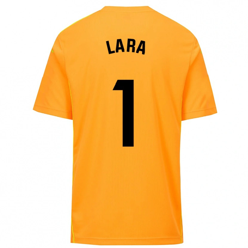 Danxen Herren Lara Lara De Las Heras Coello #1 Trikot Orange Schwarz Torwarttrikot 2025/26 Schweiz