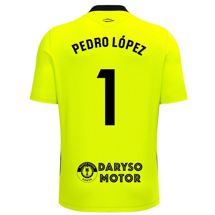 Danxen Herren Pedro López #1 Trikot Gelbgrün Schwarz Torwarttrikot 2025/26 Schweiz