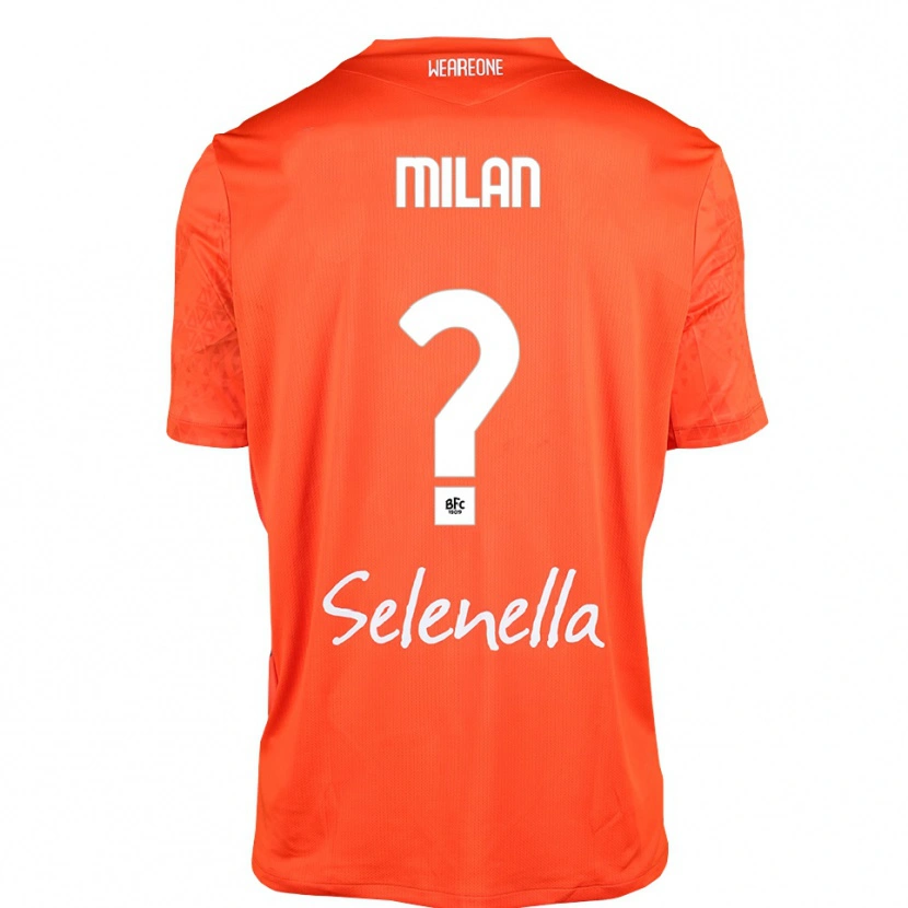 Danxen Herren Riccardo Milan #0 Trikot Orange Schwarz Weiß Torwarttrikot 2025/26 Schweiz