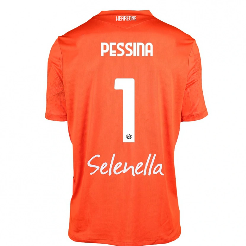 Danxen Herren Massimo Pessina #1 Trikot Orange Schwarz Weiß Torwarttrikot 2025/26 Schweiz
