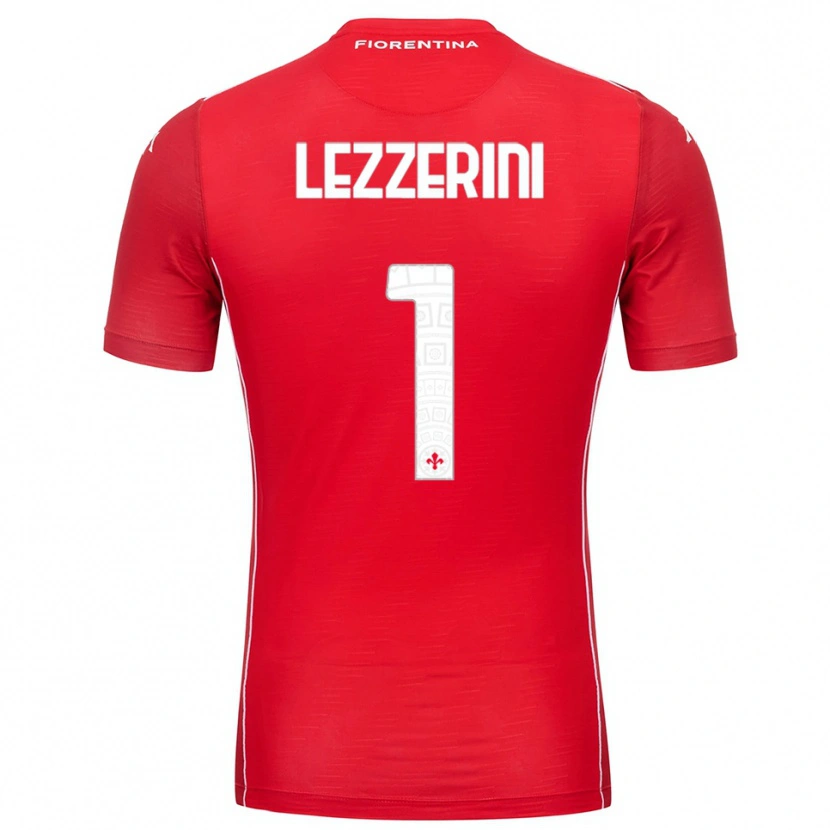 Danxen Herren Luca Lezzerini #1 Trikot Rot Weiß Torwarttrikot 2025/26 Schweiz