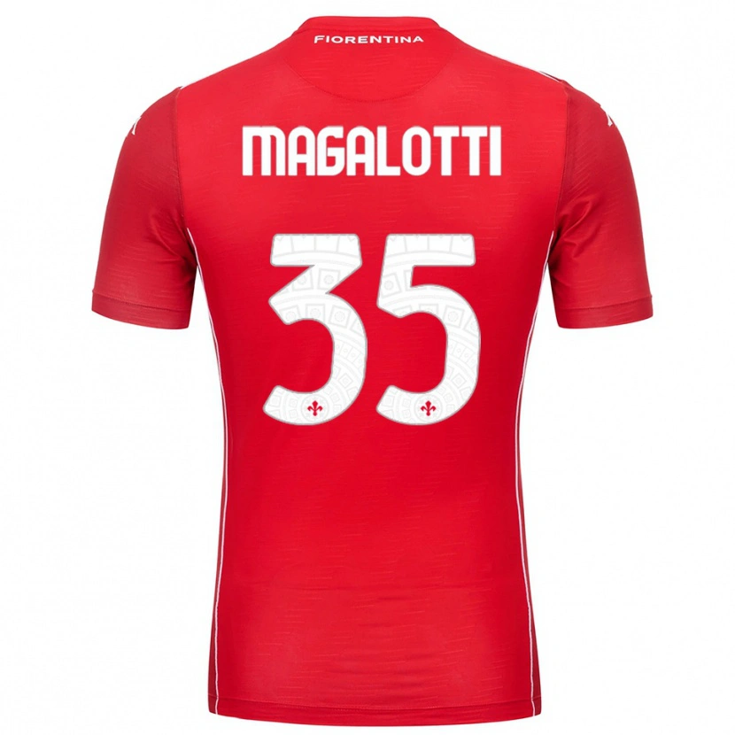 Danxen Herren Mattia Magalotti #35 Trikot Rot Weiß Torwarttrikot 2025/26 Schweiz