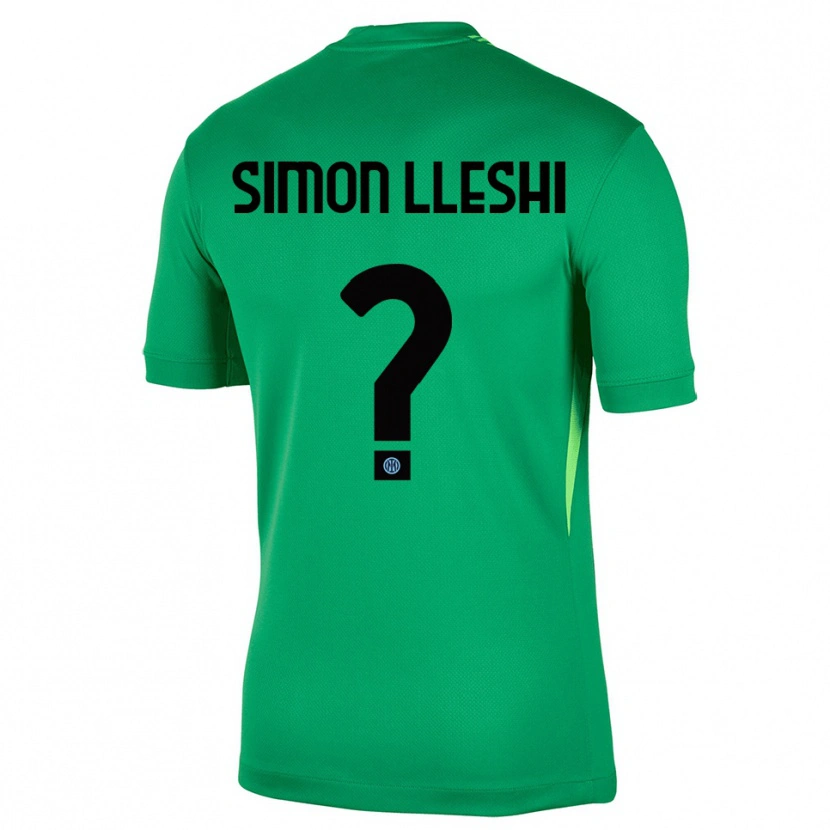 Danxen Herren Simon Lleshi #0 Trikot Hellgrün Schwarz Torwarttrikot 2025/26 Schweiz