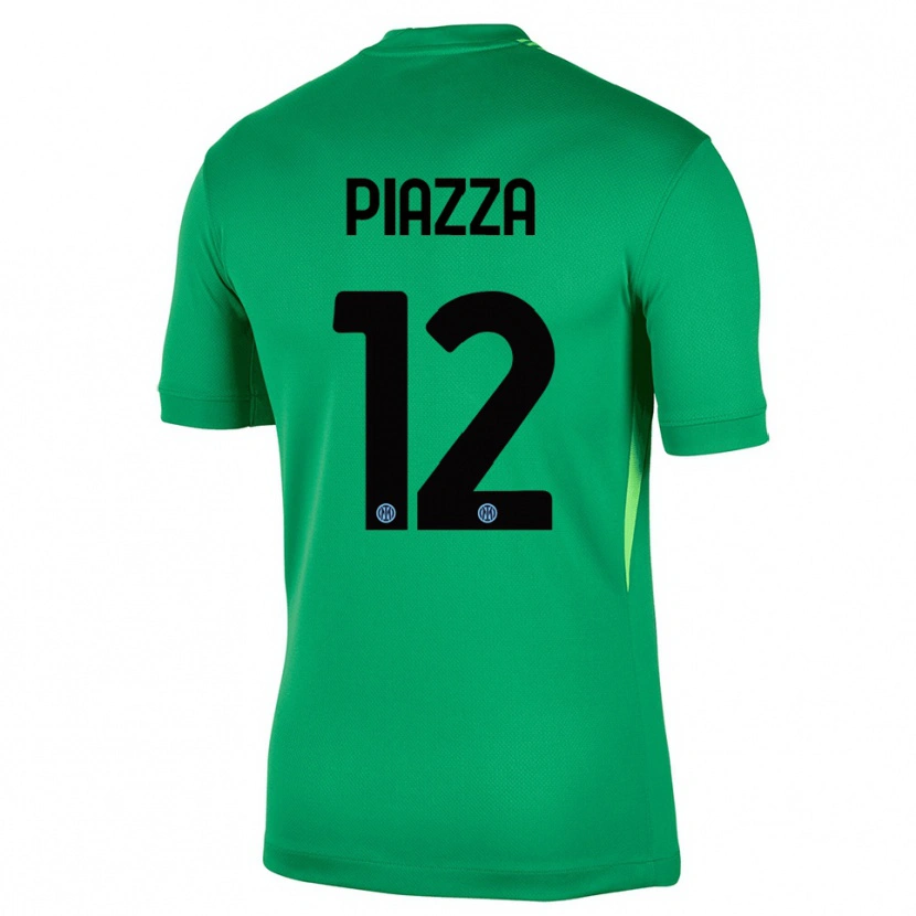 Danxen Herren Alessia Piazza #12 Trikot Hellgrün Schwarz Torwarttrikot 2025/26 Schweiz