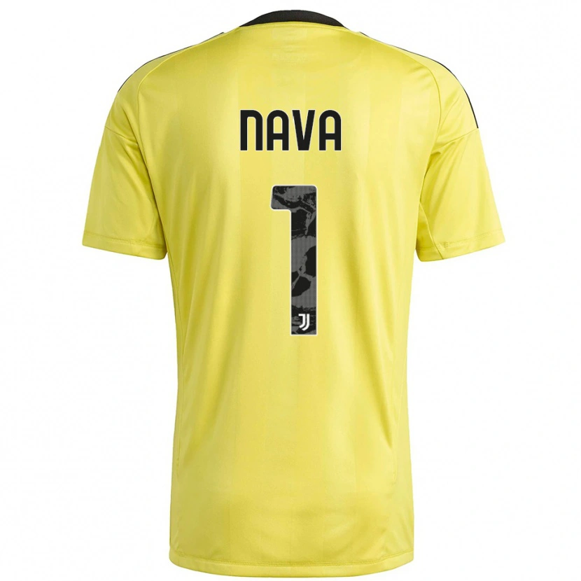 Danxen Herren Sebastiano Nava #1 Trikot Gelb Weiß Torwarttrikot 2025/26 Schweiz